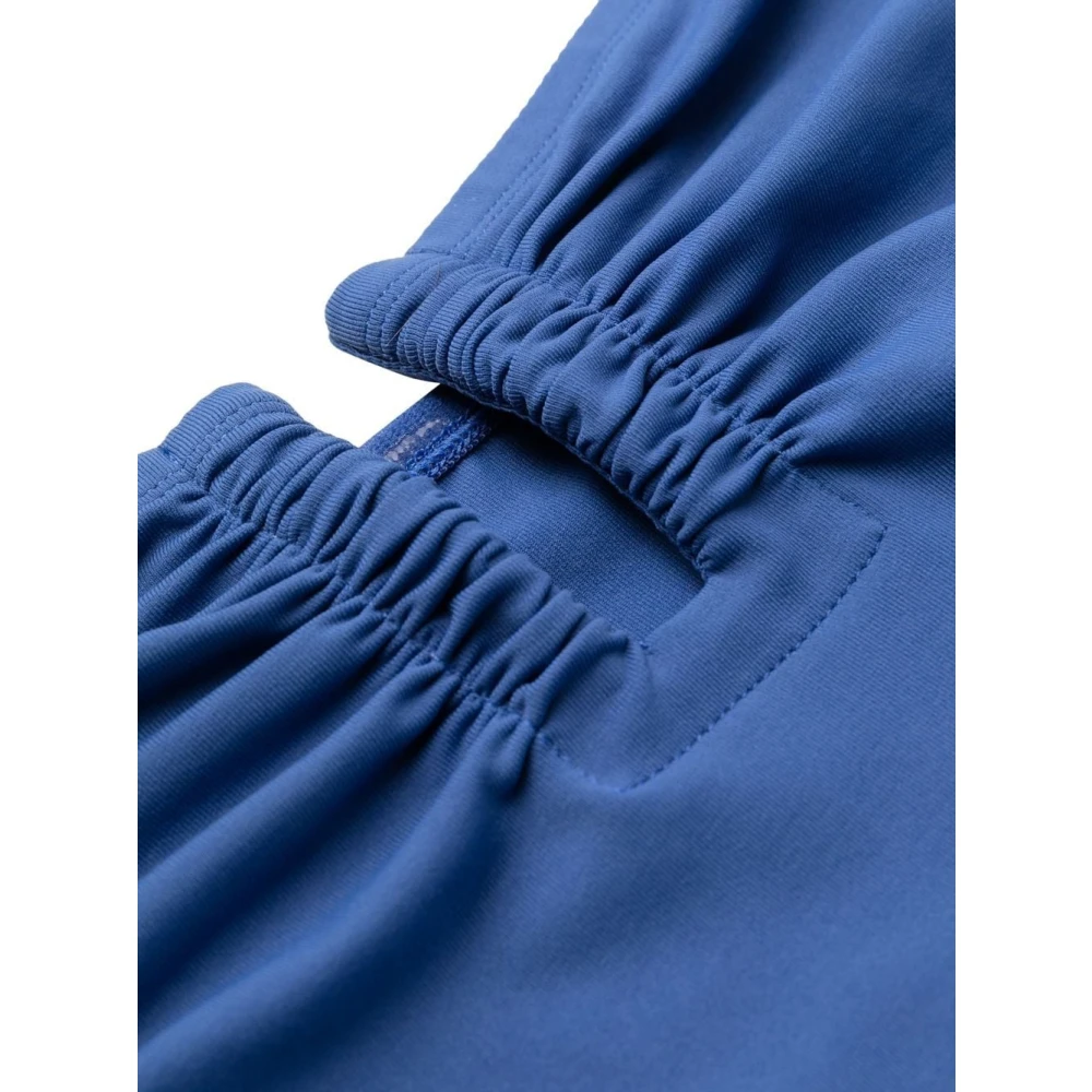 Eres Gerimpeld Cut-Out Badpak Blue Dames