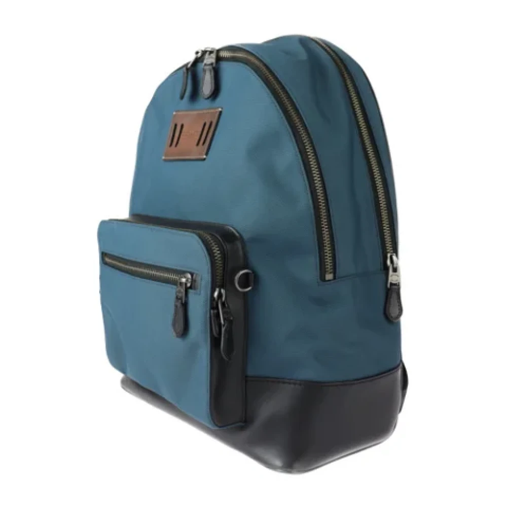 Coach Pre-owned Fabric backpacks Blue Dames