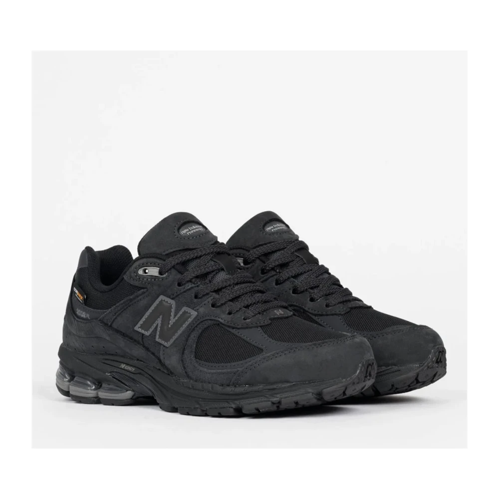 New Balance Zwarte Suède en Mesh Sneakers Black Heren