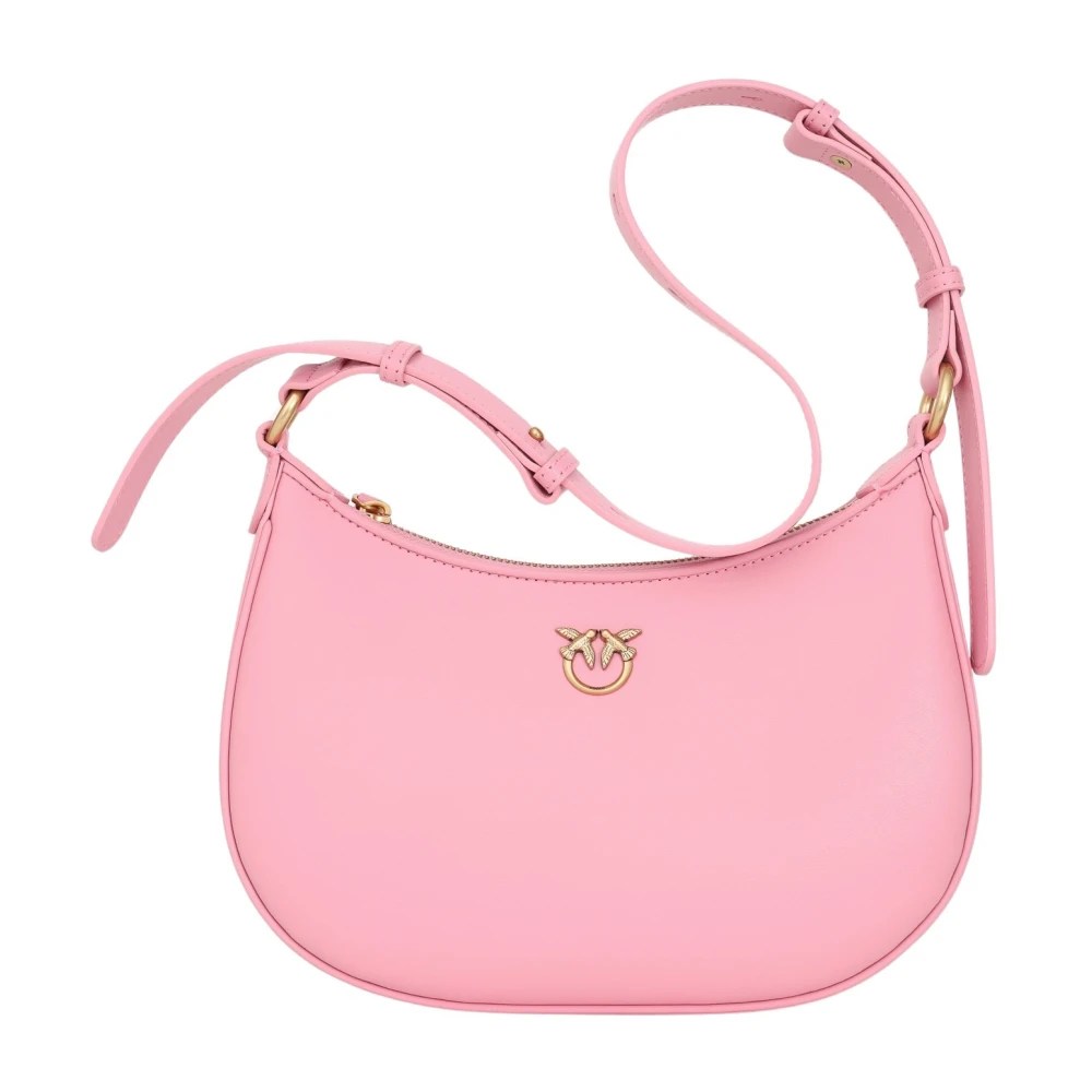 Pinko Mini Love Bag Half Moon Pink, Dam