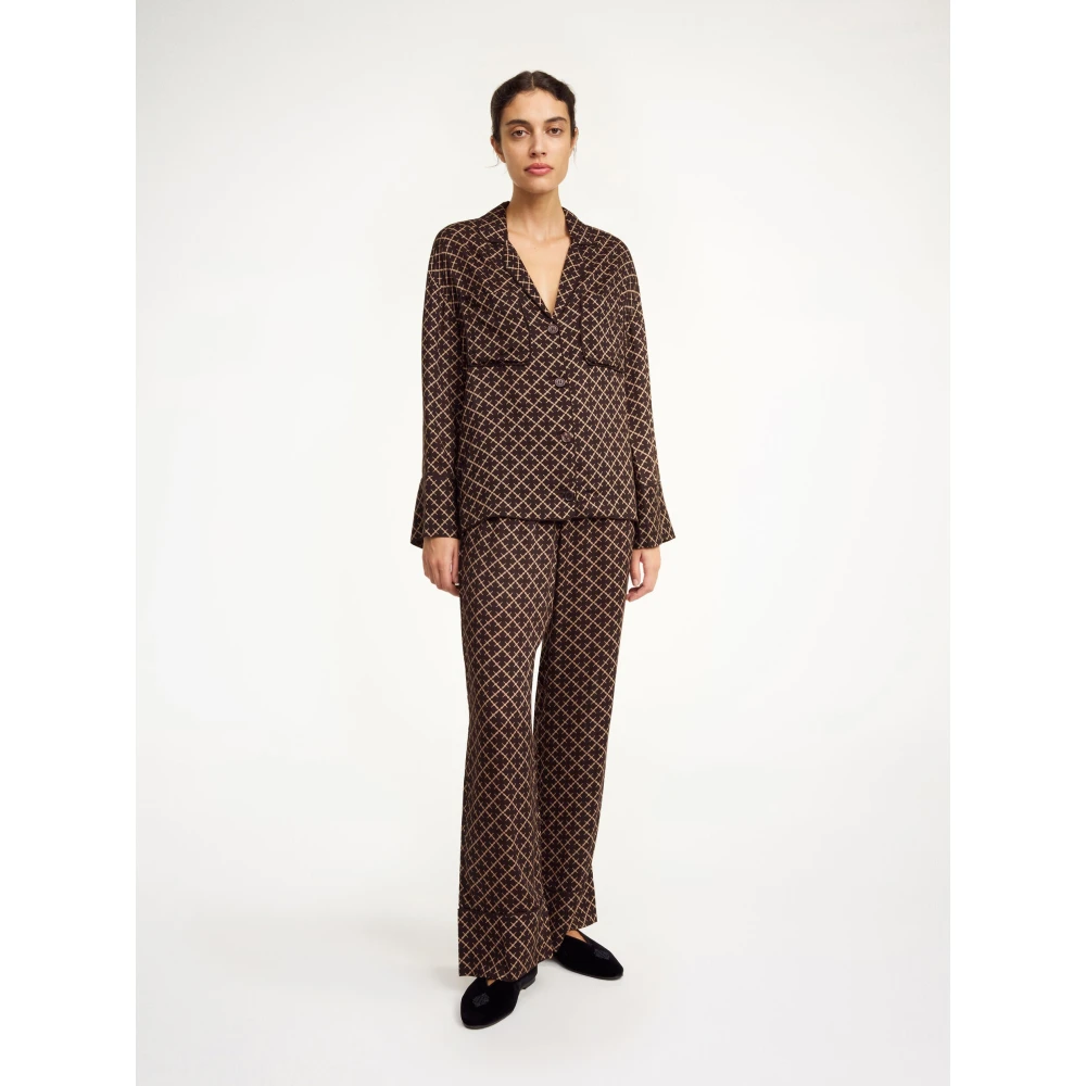 By Malene Birger Handtekening Bloemenbroek By Herenne Birger Brown Dames