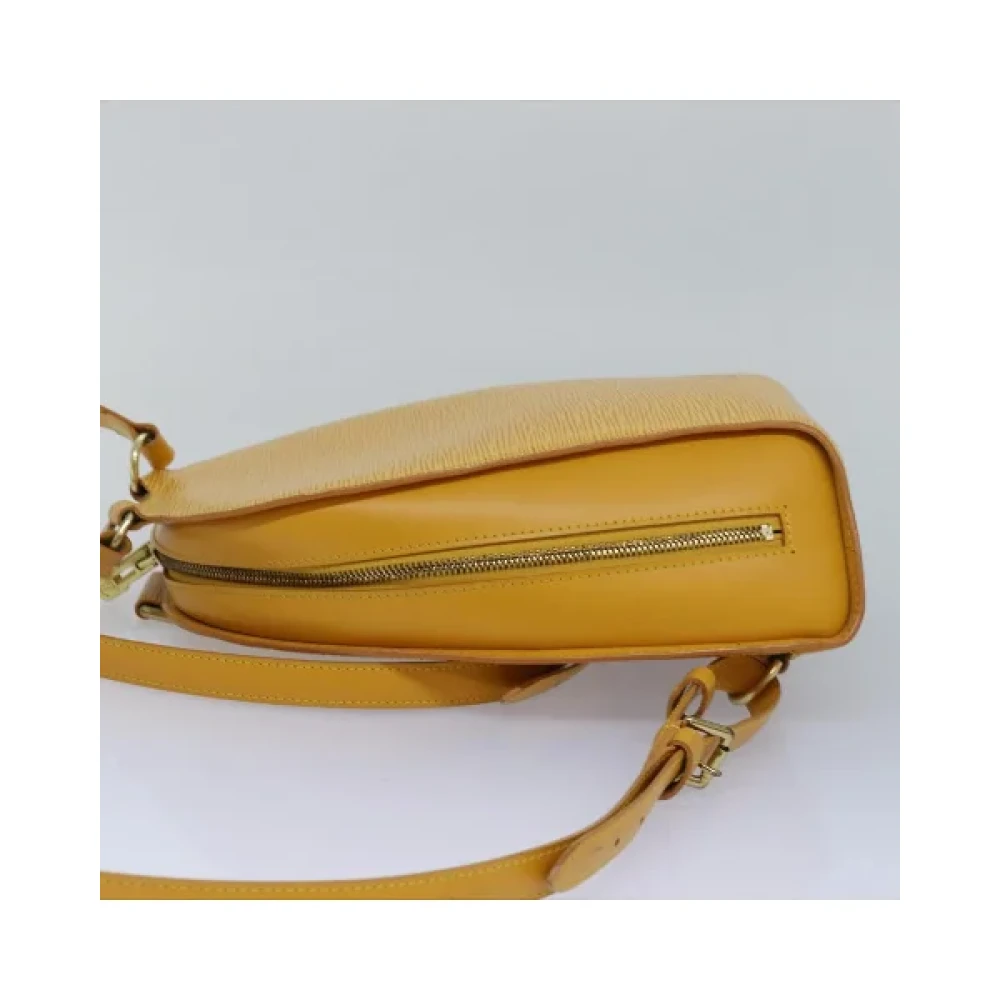 Louis Vuitton Vintage Pre-owned Leather backpacks Yellow Dames