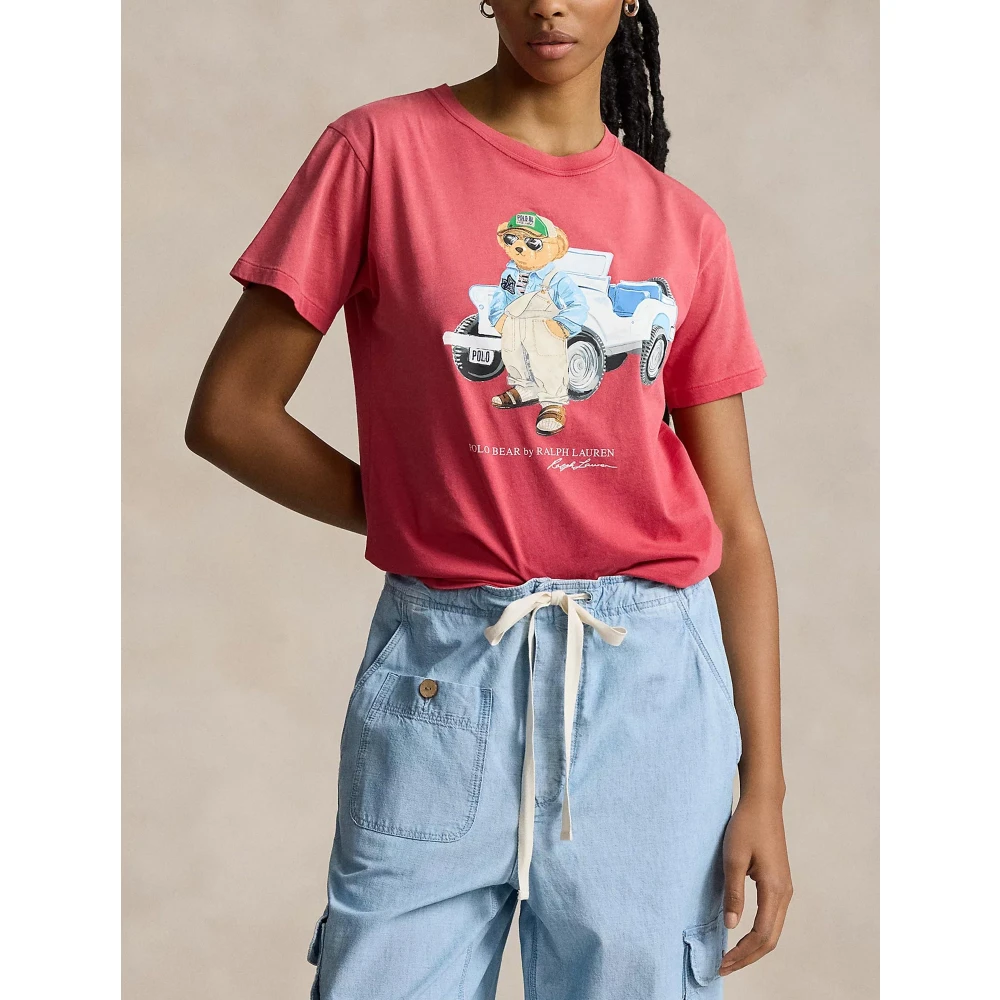 Ralph Lauren Polo Bear T-shirts en Polos Pink Dames