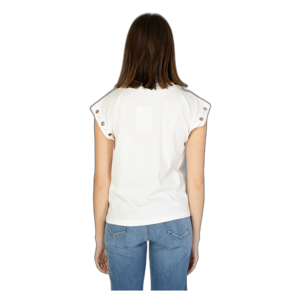Desigual Lente Zomer Katoen Dames T-Shirt Berlin White Dames