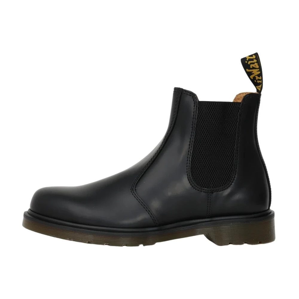 Dr. Martens Black Chelsea Boots, Male, 7 Uk, Classic Leather Boots