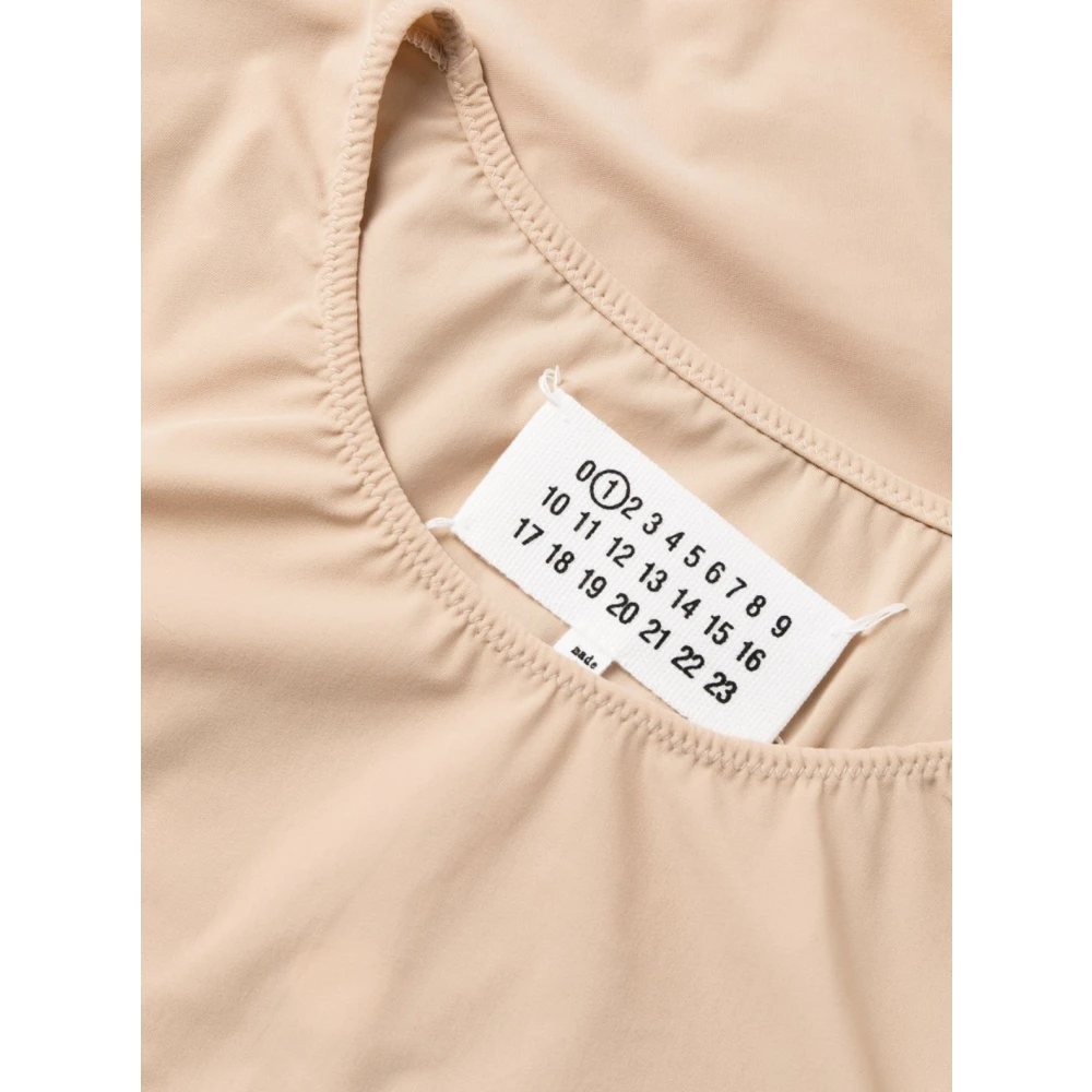 Maison Margiela Technische Body Skin Mouwloze Top Brown Dames