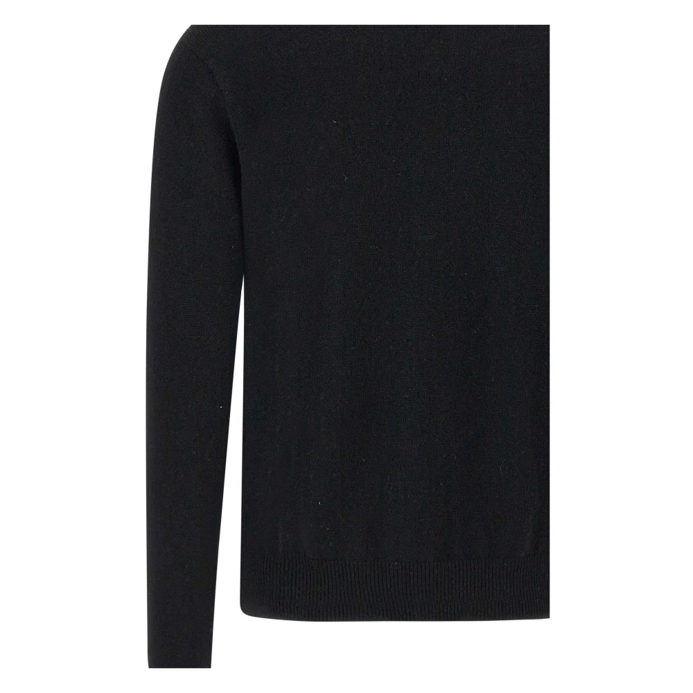 Kaos Kasjmier Zwarte Trui Ronde Hals Black Dames