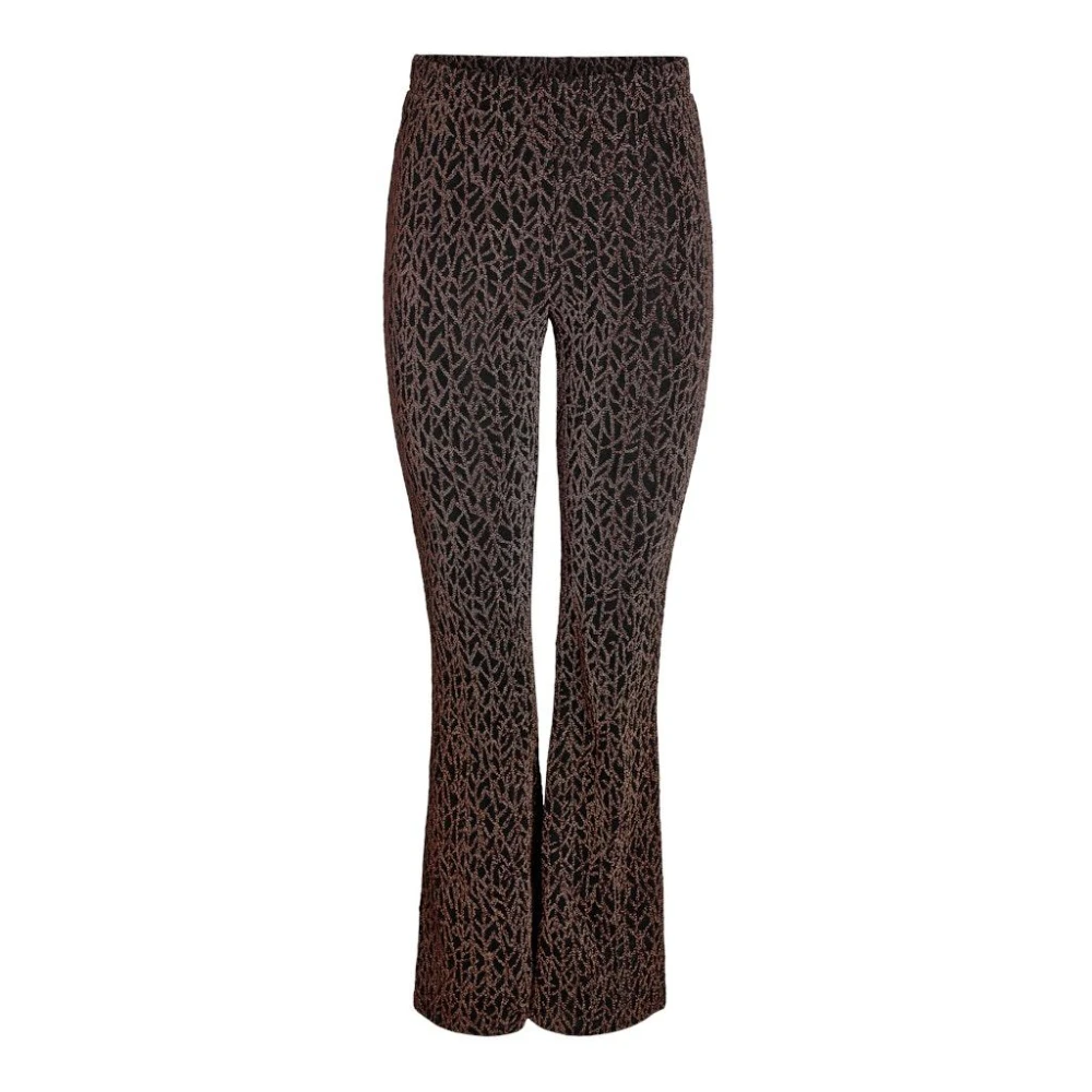 Noisy May Wijde Broek met Freewear Print Multicolor Dames