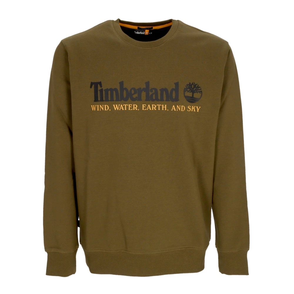 Timberland Men's Green Sweatshirts, Xl, Earth Elets Crewneck Sweatshirt