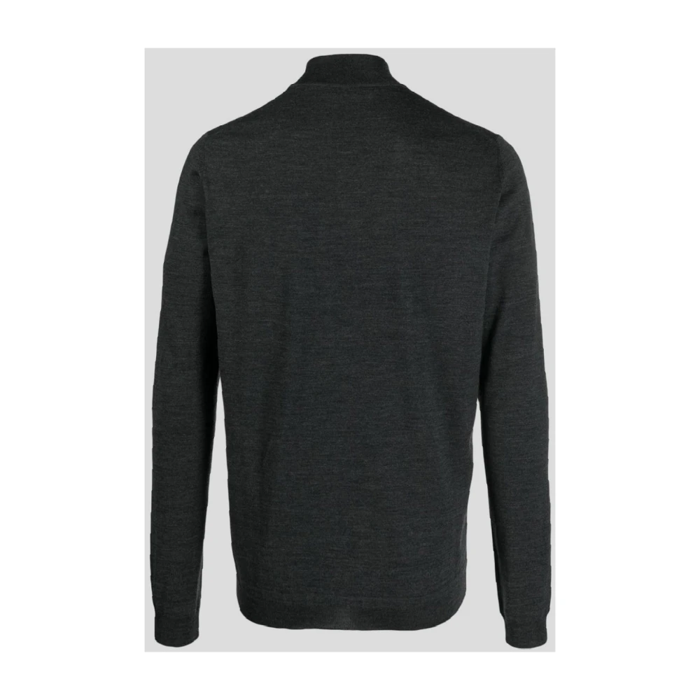 Goes Botanical Wollen Turtleneck Gebreid Gray Heren