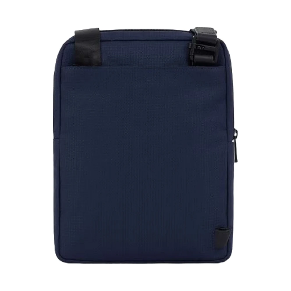 Piquadro Blauwe Rfid iPad-tas met Connequ Blue Heren
