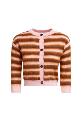 pink-brown-cardigan-sweater