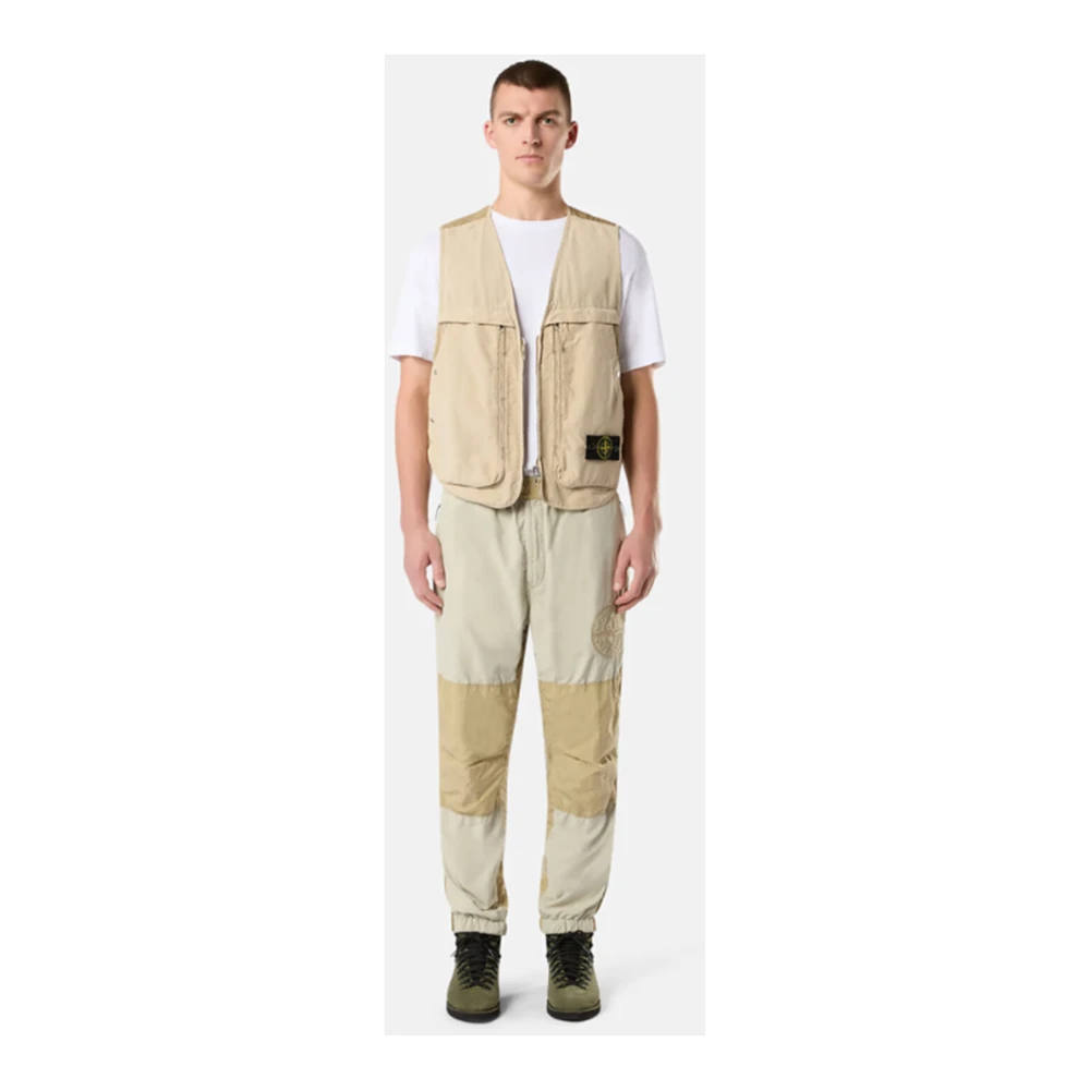 Stone Island Korte Mouw Slim Fit T-shirt (Wit) White Heren