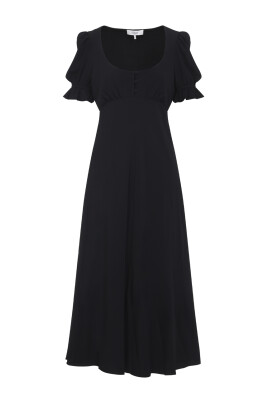 robe-noire-en-melange-de-soie-style-elegant