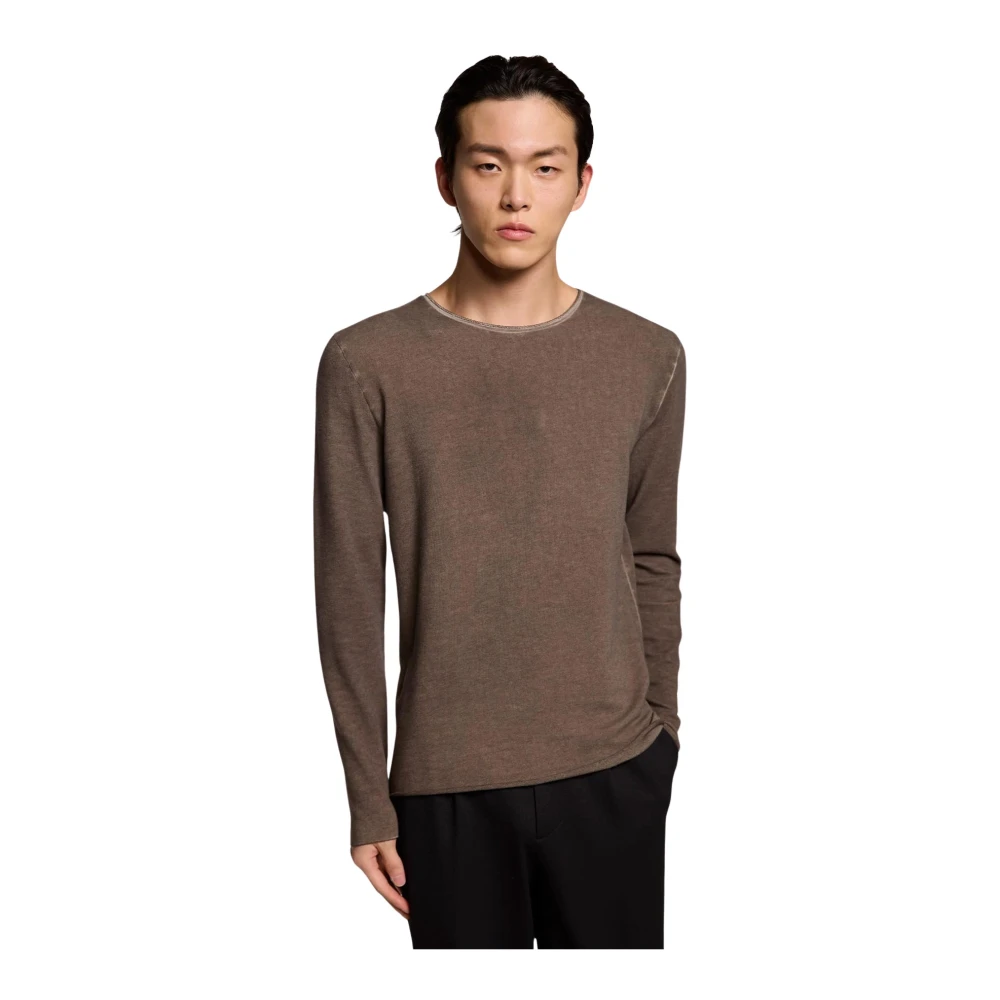 Kiefermann Men's Green Achko Sweatshirt - Round-Neck Knitwear - L - Knitwear