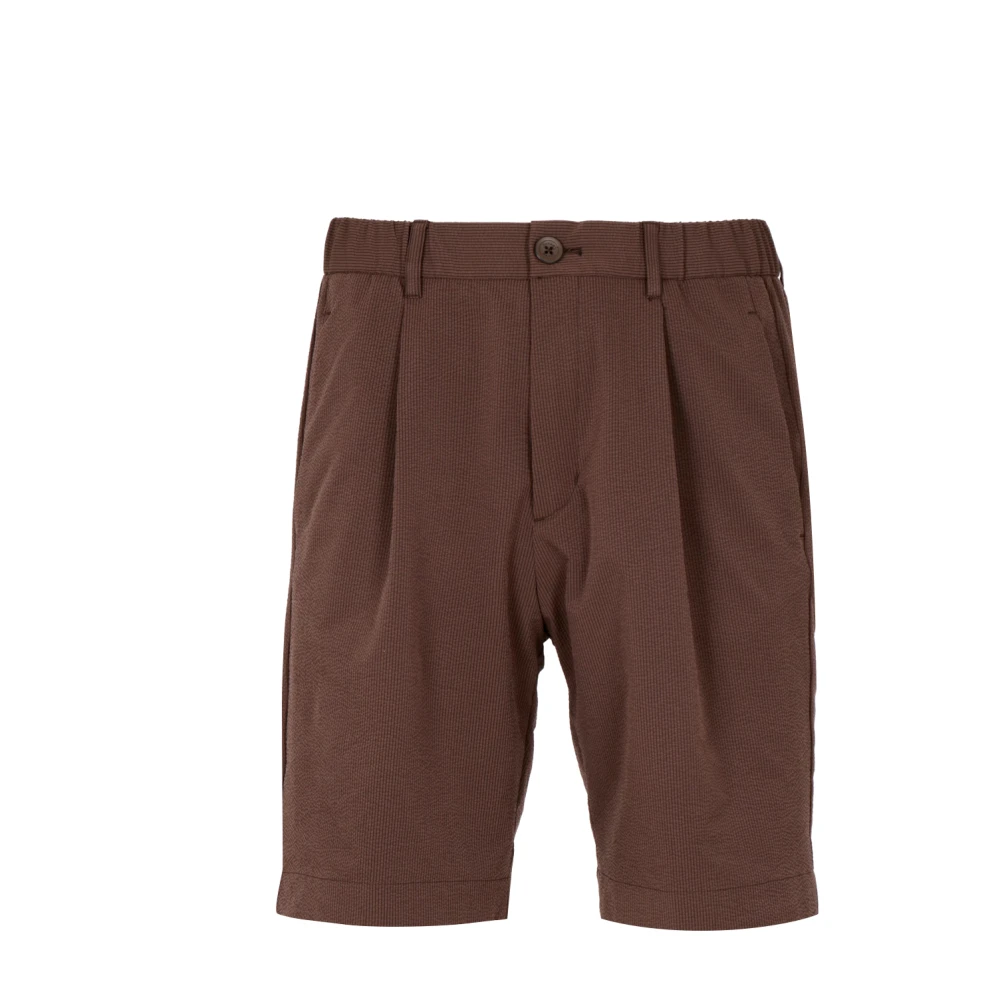 Herno Hombre Marrón Pantalones Cortos, Talla: L