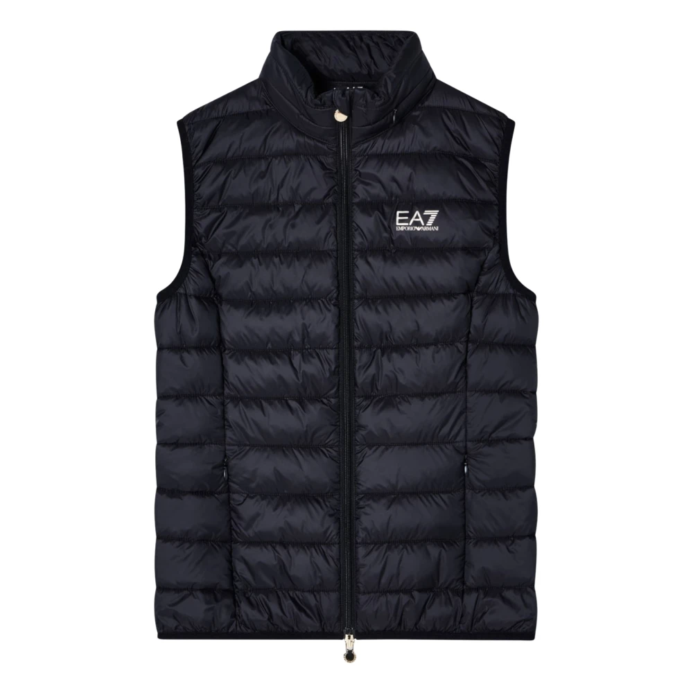 Emporio Armani Ea7 Women's Black Waistcoats, Xl, Gilet