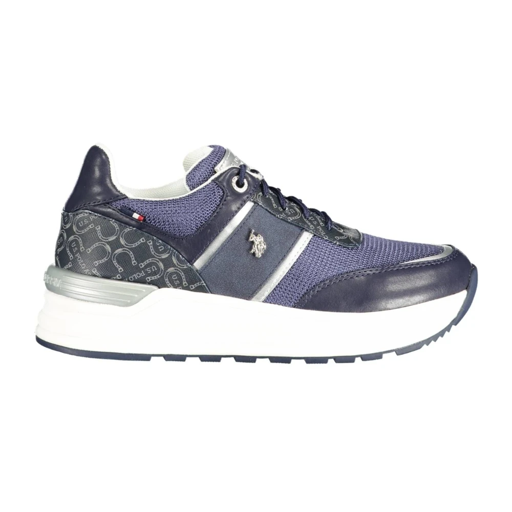 U.s. Polo Assn. Women's Blue Polyester Sneakers