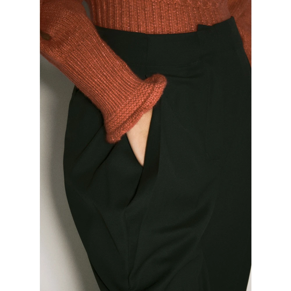 Kiko Kostadinov Op maat gemaakte wolblend broek Black Dames