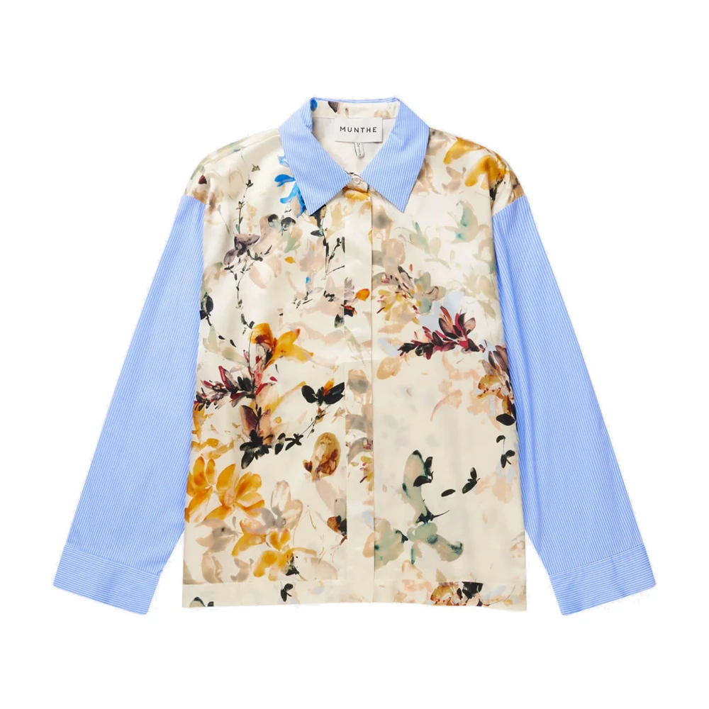 Munthe Gedrukte blouse met lange mouwen Multicolor Dames