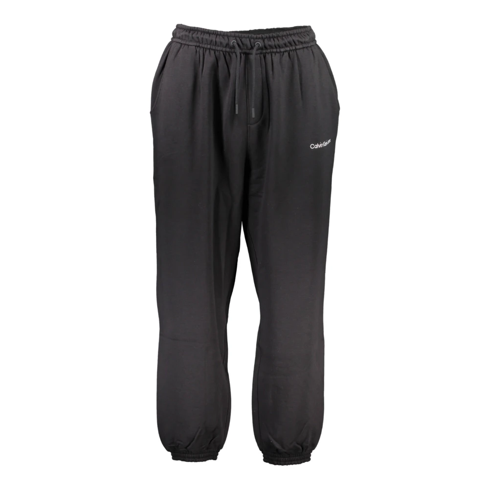 Calvin Klein Men's Black Sweatpants, Xl, Sporty Trousers