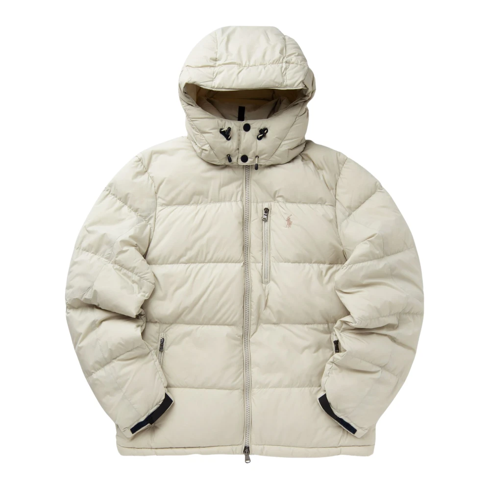 Polo Ralph Lauren Men's Beige Winter Jackets, S, Puffer Jacket Regular Fit