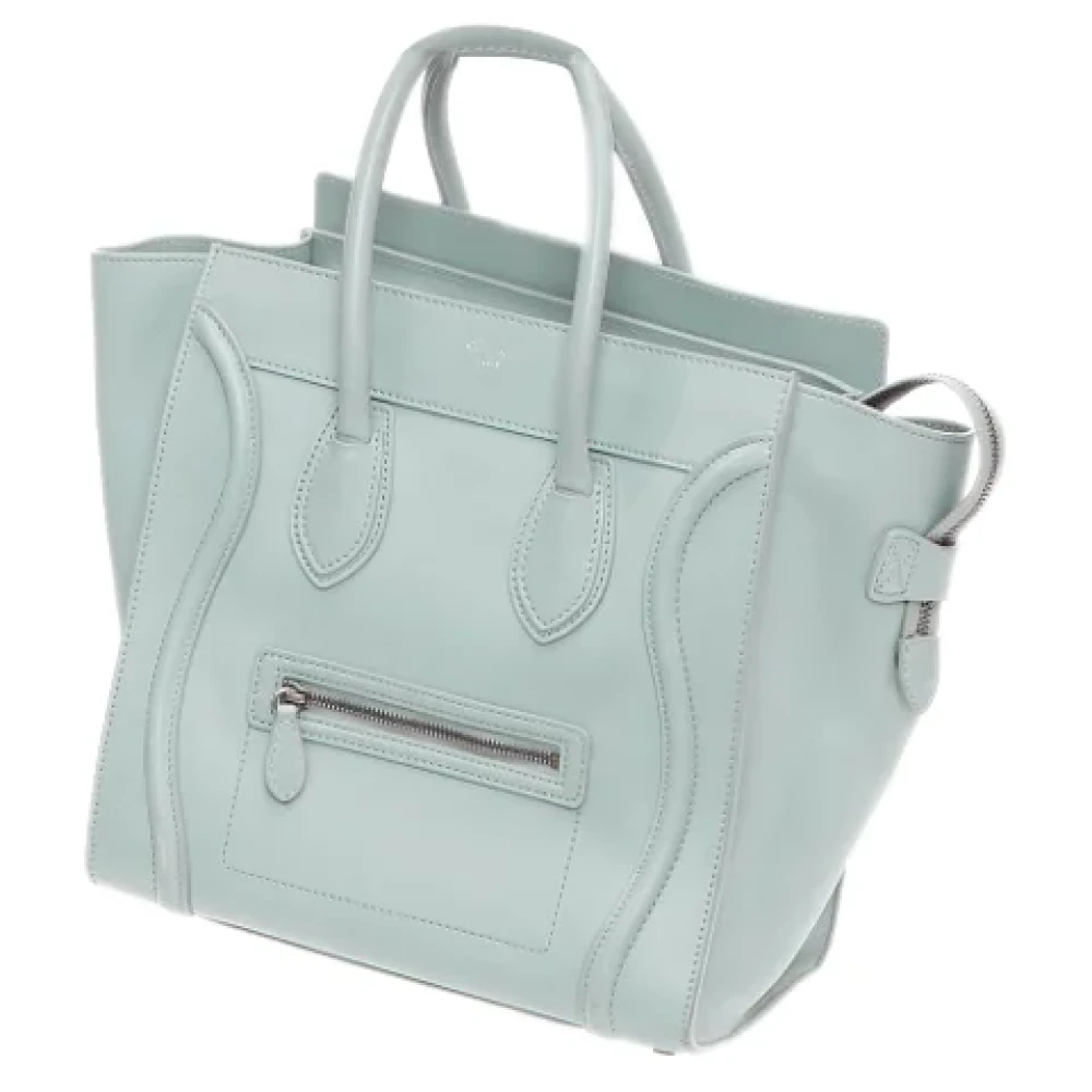 Celine Vintage Pre-owned Leather totes Blue Dames