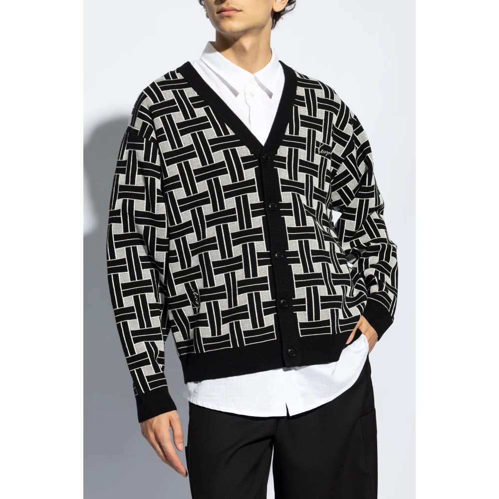 Kenzo Geknoopte vest Black Heren