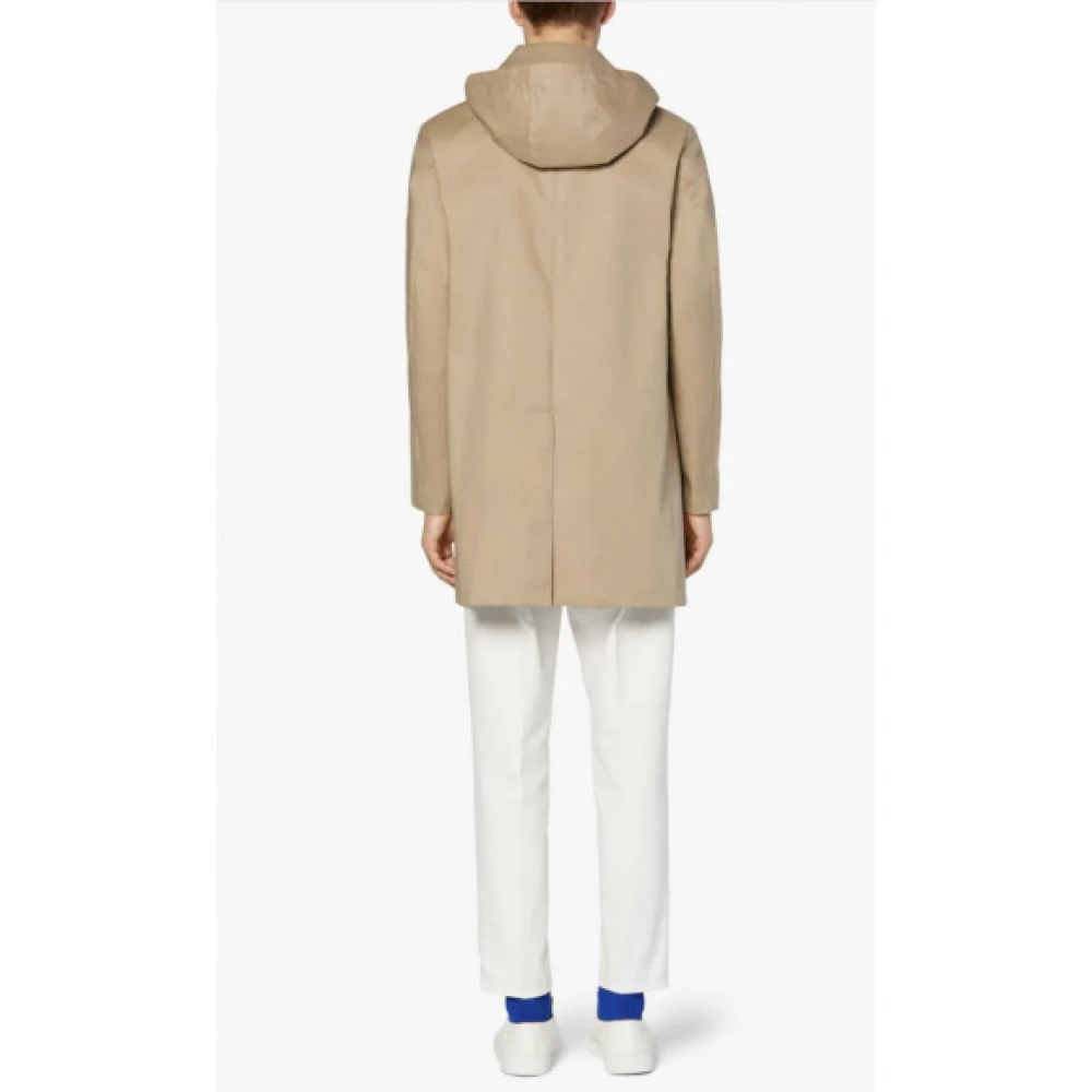 Mackintosh Fawn Raintec Katoenen Regenjas Beige Heren