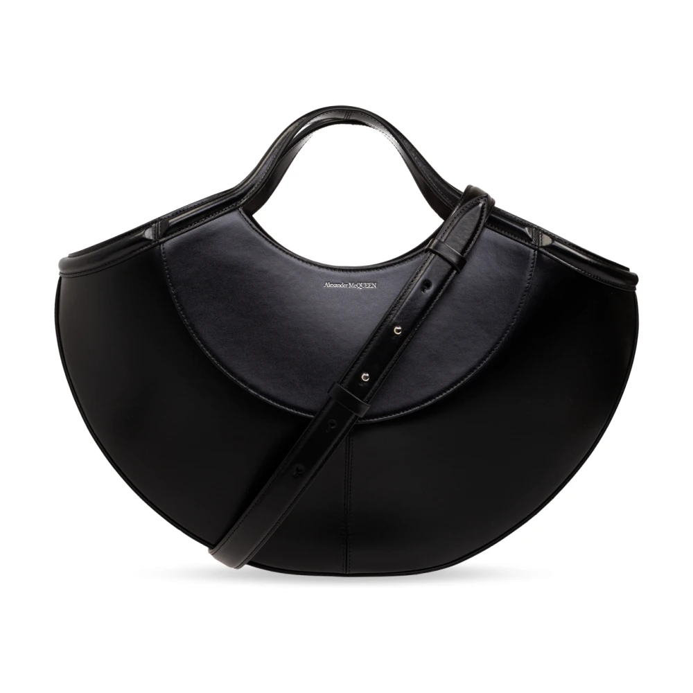 Alexander Mcqueen Women's Black The Cove Shopper Bag - Handbags - One Size - Bags