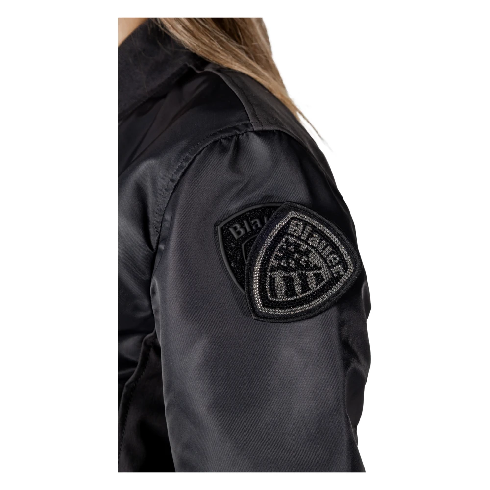 Blauer Lente Zomer Dames Jassen Collectie Black Dames