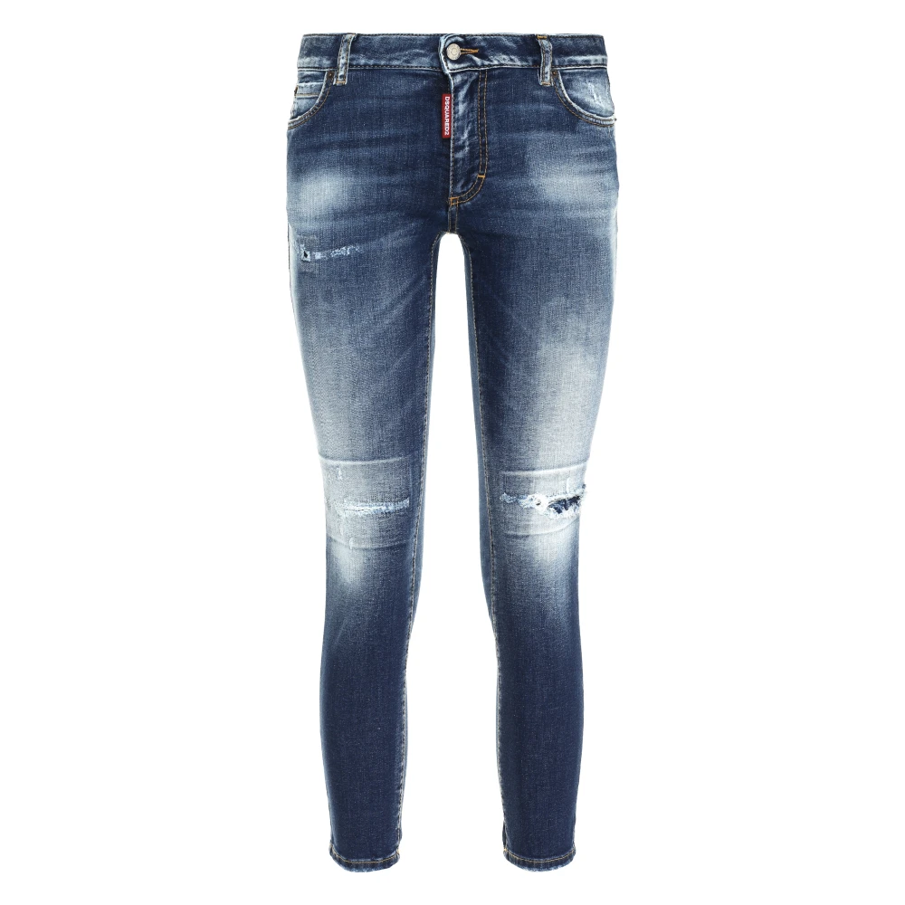 Dsquared2 Klassieke Denim 5-Pocket Jeans Blue Dames