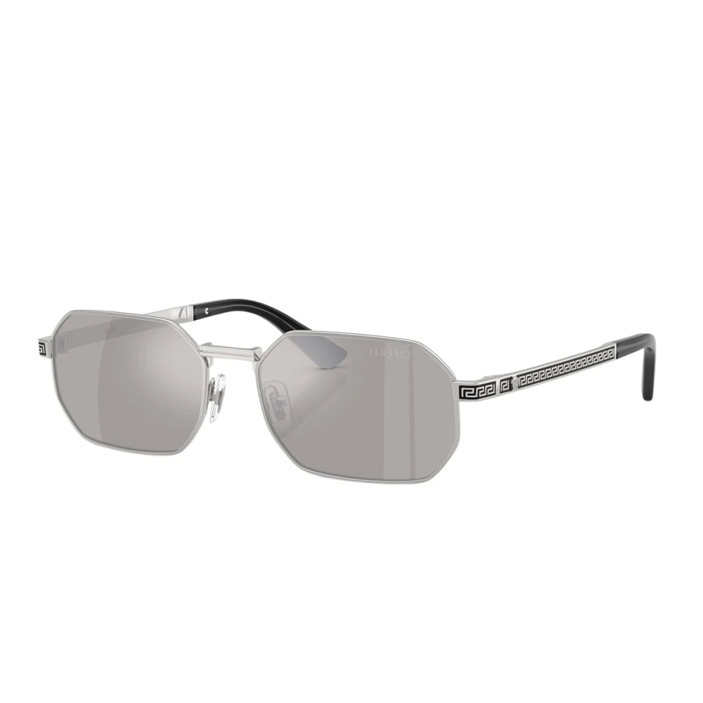 Versace Unisex Gray Sunglasses, 54 Mm, Ve2297 Sunglasses