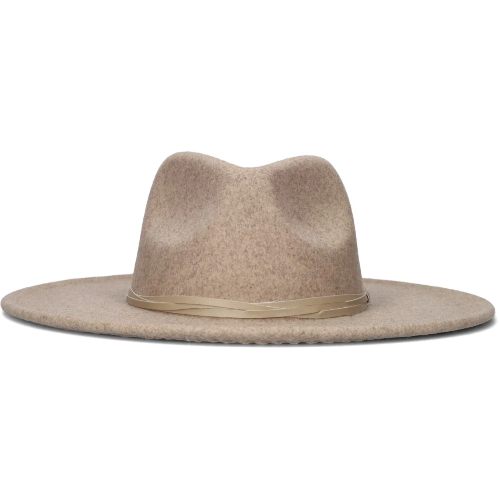 Notre-v Elegante Vanity Hoed voor Vrouwen Beige Dames