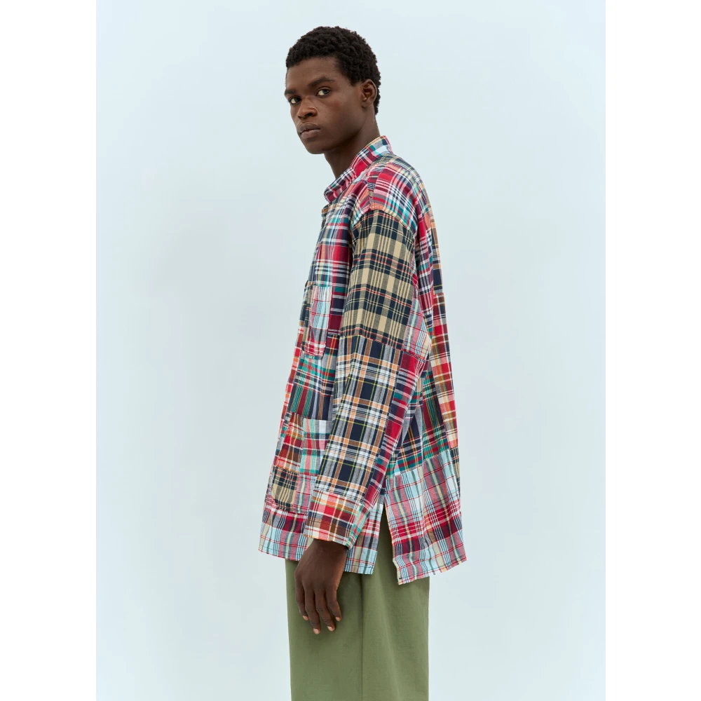 Engineered Garments Geruite Katoenen Overhemd Multicolor Heren