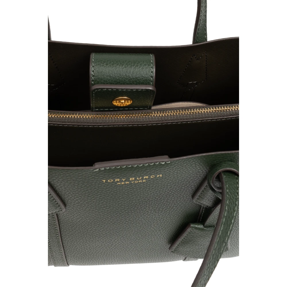 TORY BURCH Perry shopper tas Green Dames