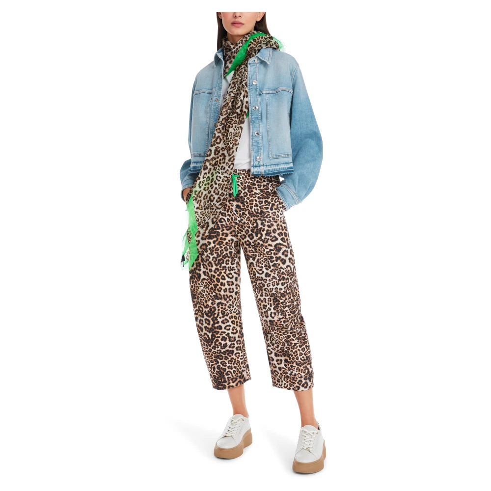 Marc Cain Gebruikte Denim Jack Blue Dames