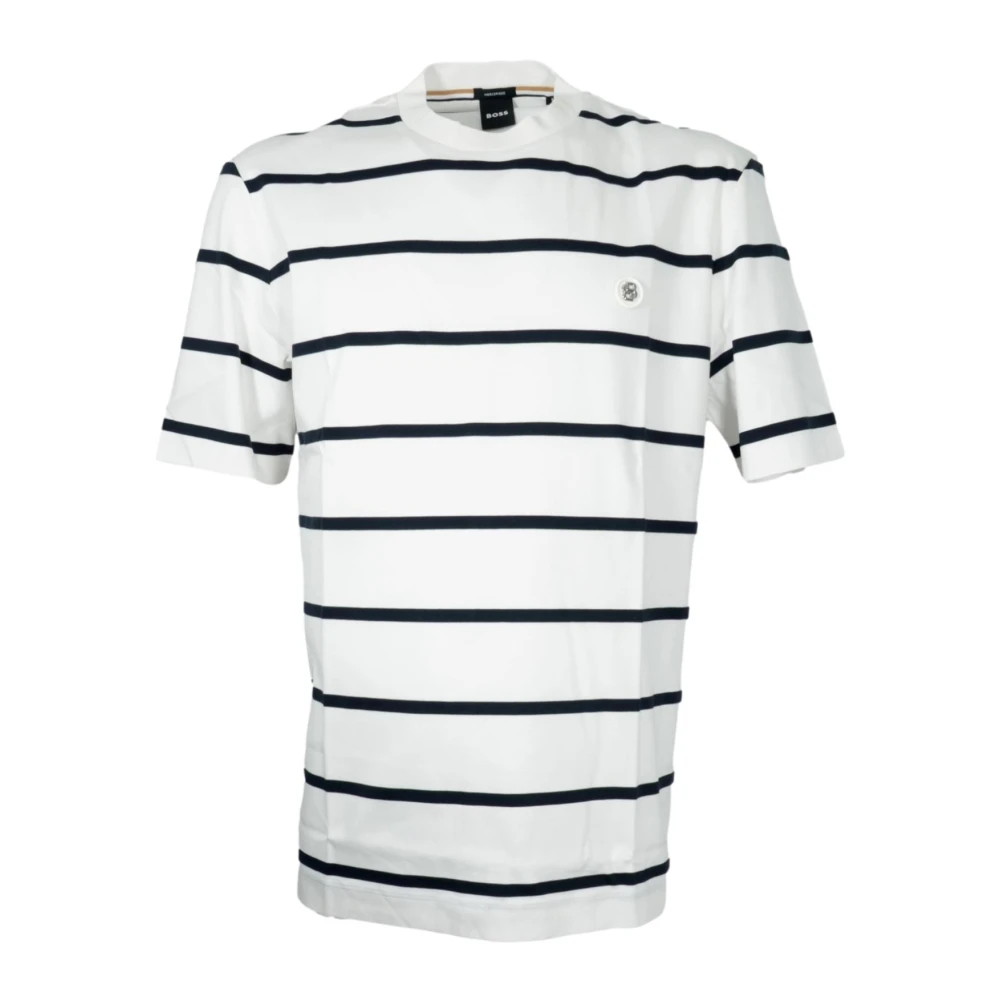 Hugo Men's White T-Shirts, L, C-Taut 01 T-Shirt