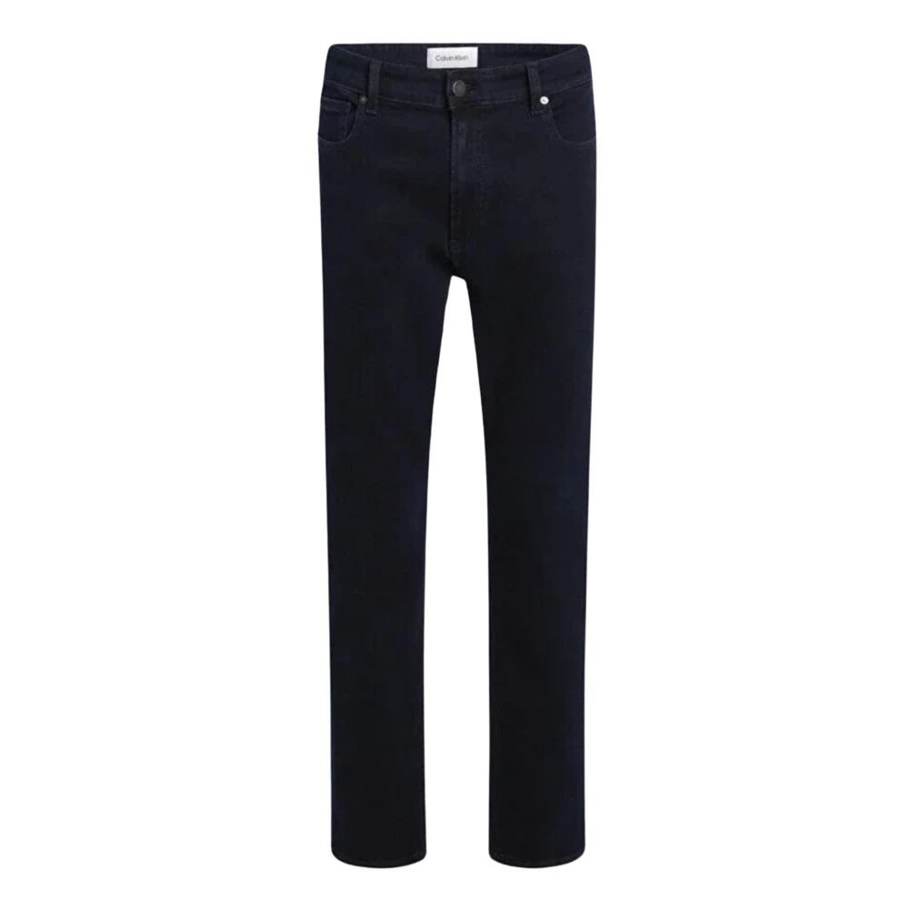 Calvin Klein Jeans Zwarte heren jeans met ritssluiting Black Heren