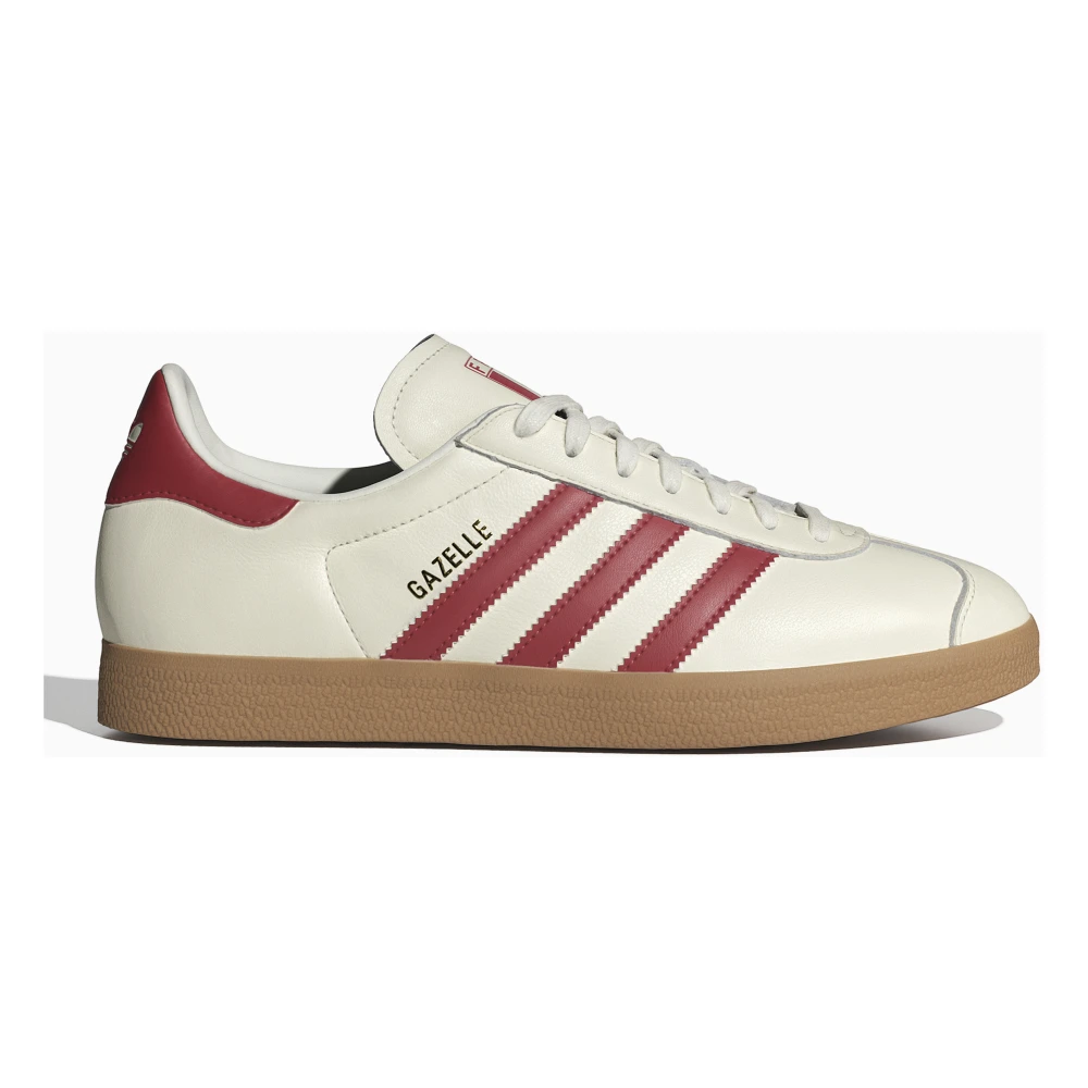 Adidas Originals Låg Topp Gazelle Sneaker White, Herr