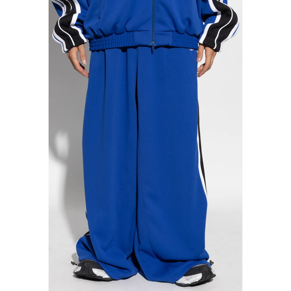 Vetements Logo broek Blue Heren