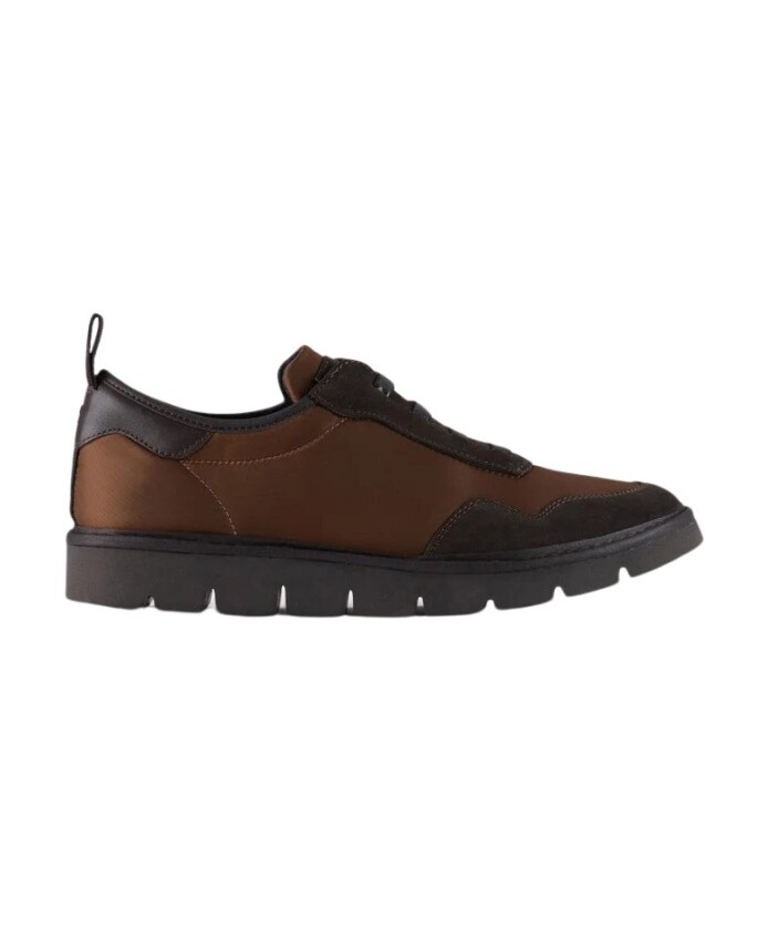 chaussure-slip-on-en-nylon-et-suede