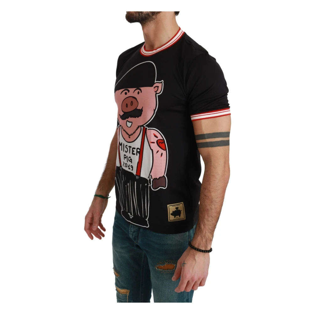 Dolce & Gabbana Zwarte Heren T-shirt Casual Stijl (Black Friday) Black Heren