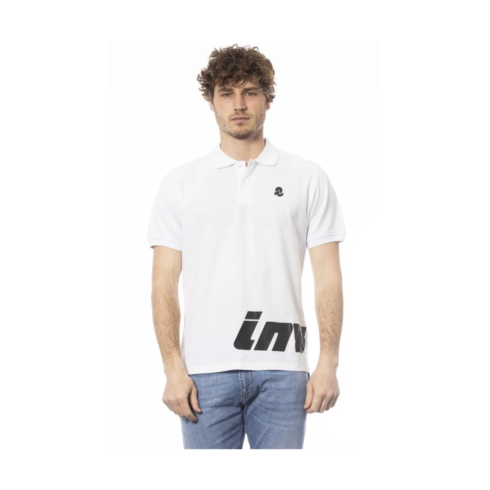 Invicta Wit Katoenen Poloshirt White Heren