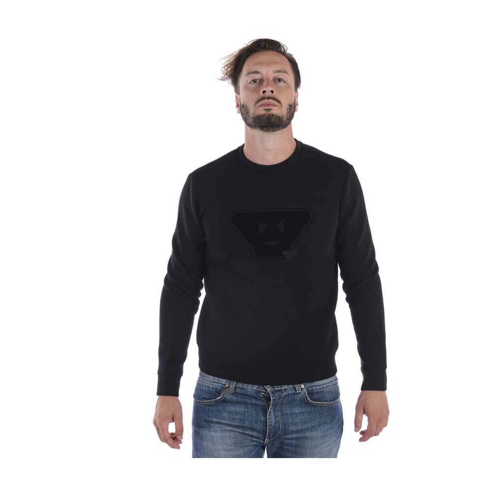 Emporio Armani Mannelijk Zwart Hoodies & Sweatvesten Heren, 2XL, 6Z1ms 01Jtyznero