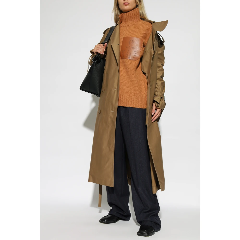 JW Anderson Trenchcoat met zakken Brown Dames