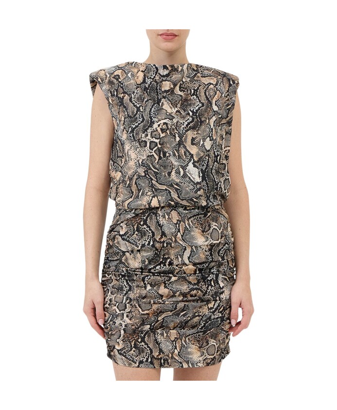 robe-en-coton-imprime-python