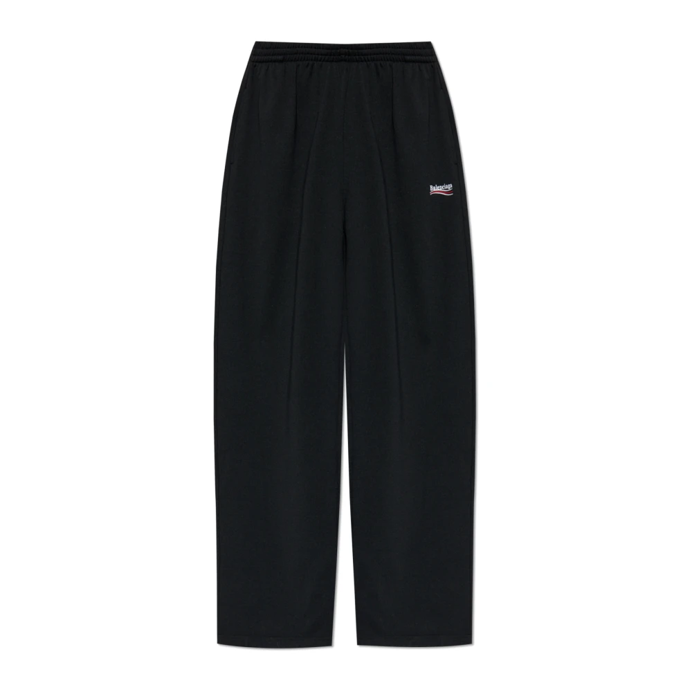 Balenciaga Broek met Logo Black Heren
