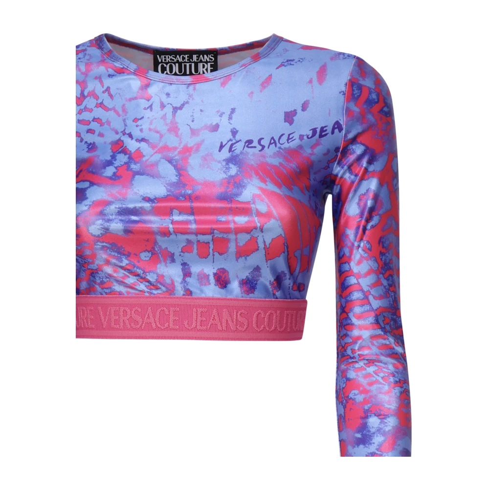 Versace Jeans Couture Stijlvolle T-shirts en Polos Multicolor Dames