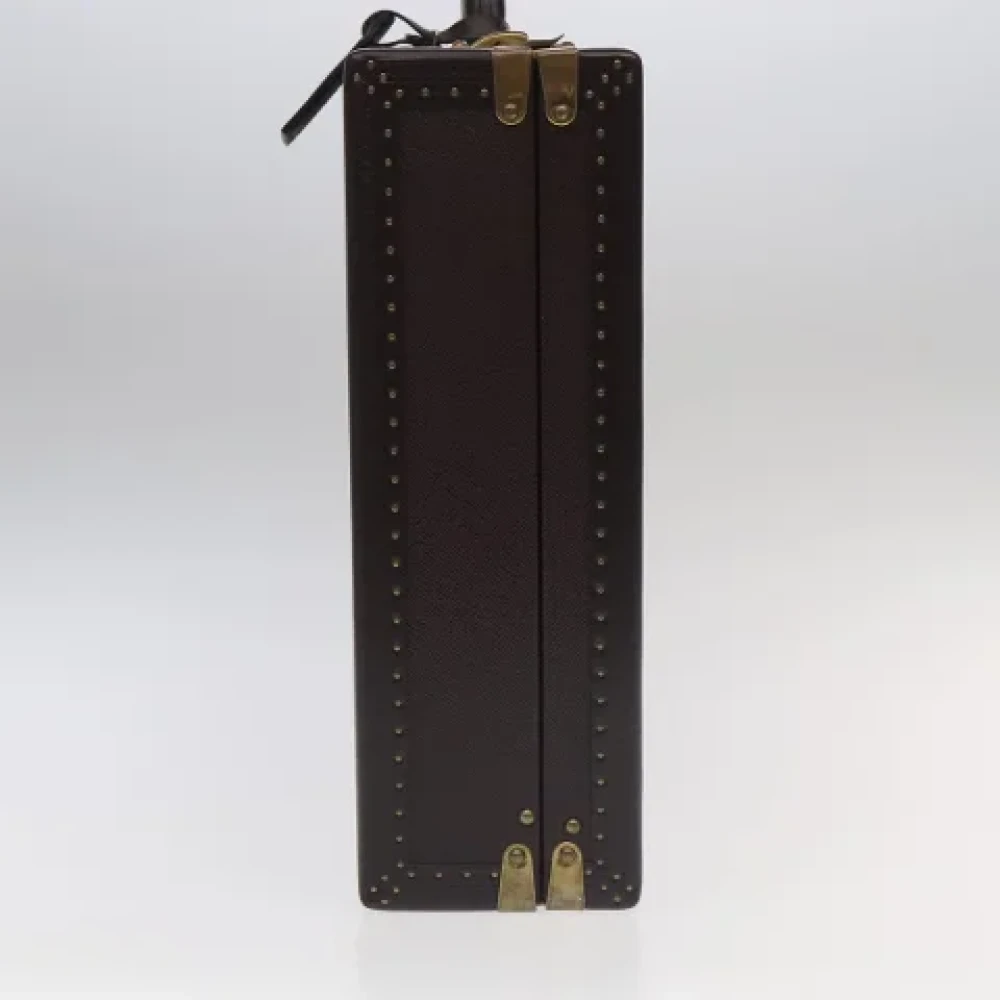 Louis Vuitton Vintage Pre-owned Leather travel-bags Brown Heren